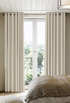 Hampshire (Blackout) Eyelet, Biscuit - Ready Made Curtains